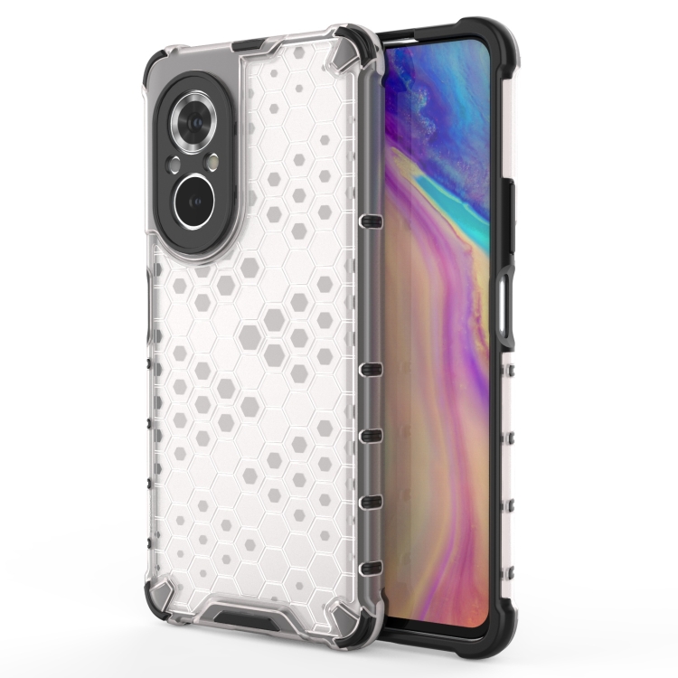 

For Honor 50 SE Shockproof Honeycomb PC + TPU Protective Case(White)