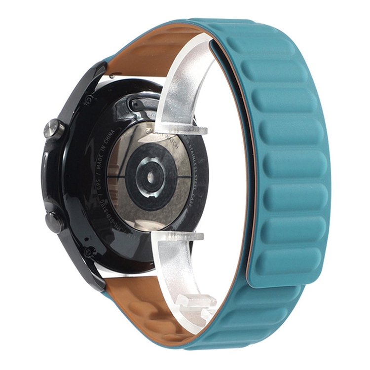 

For Samsung Galaxy Watch 3 41mm Silicone Magnetic Watch Band(Cape Blue)