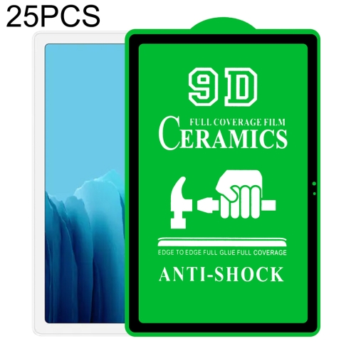 

For Samsung Galaxy Tab A7 10.4 2020 T500 Wifi 25 PCS 9D Full Screen Full Glue Ceramic Film