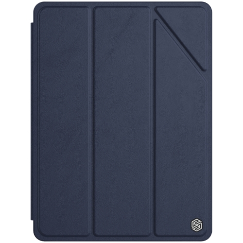 

NILLKIN PC + TPU Horizontal Flip Leather Case with Holder & Pen Slot & Sleep / Wake-up Function For iPad 10.2 2021 / 2020 / 2019(Blue)