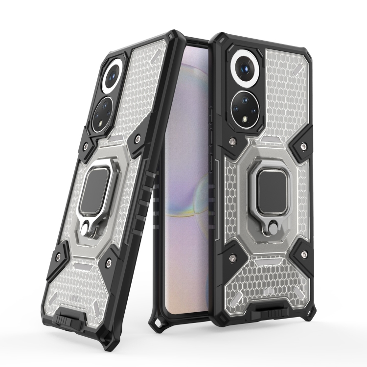 

For Honor 50 Space PC + TPU Ring Holder Protective Case(Silver)