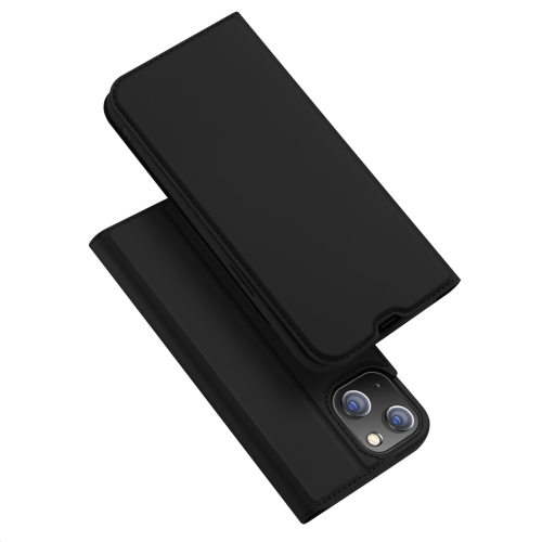

For iPhone 13 DUX DUCIS Skin Pro Series Shockproof Horizontal Flip Leather Case with Holder & Card Slots(Black)