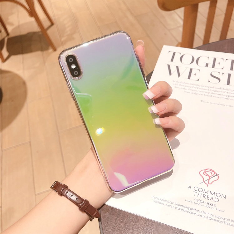 

Colorful Electroplating PC Protective Case For iPhone XS Max
