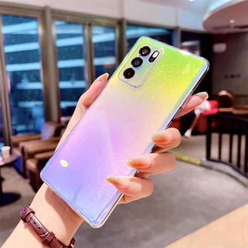 

For OPPO Reno6 Pro 5G Colorful Electroplating PC Protective Case