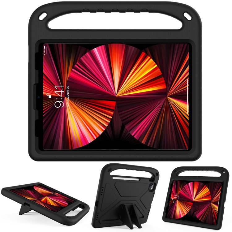 

Handle Portable EVA Shockproof Protective Tablet Case with Triangle Holder For iPad Pro 11 2021/2020/2018 / iPad Air 2020 / Air 2022 10.9(Black)