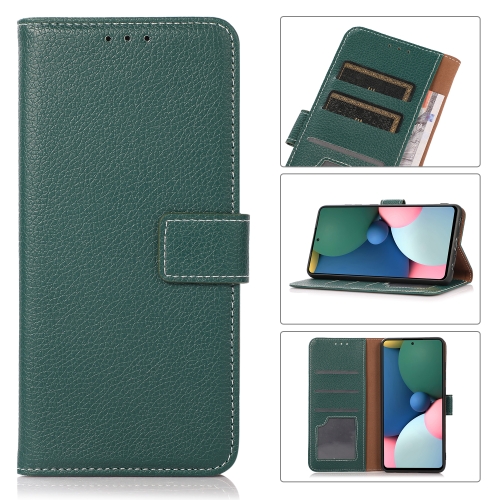 

For Nokia G20 Litchi Texture PU + TPU Horizontal Flip Leather Case with Holder & Card Slots & Wallet(Green)