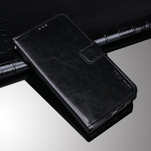 

For Nokia C20 idewei Crazy Horse Texture Horizontal Flip Leather Case with Holder & Card Slots & Wallet(Black)