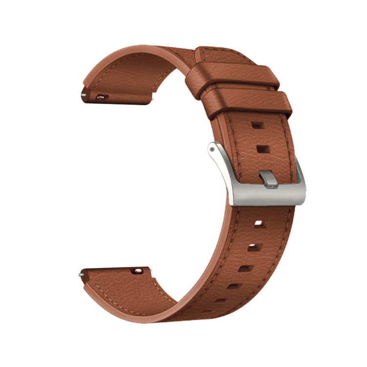 

For Huawei Watch GT2 Pro Leather Watch Band(Brown)