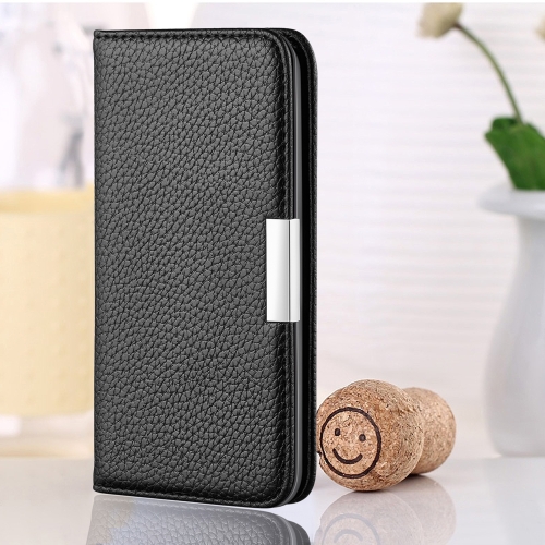 

For Samsung Galaxy A03s(164mm) Litchi Texture Horizontal Flip Leather Case with Holder & Card Slots(Black)