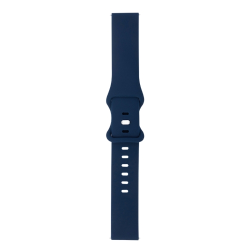 

For Samsung Galaxy Watch 3 41mm 8-buckle Silicone Watch Band(Midnight Blue)