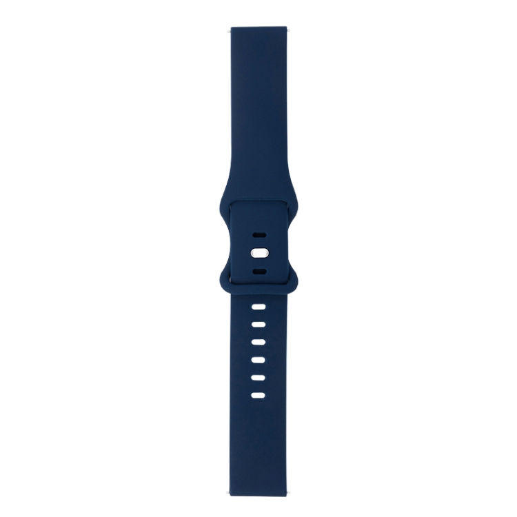

For Samsung Galaxy Watch 3 45mm 8-buckle Silicone Watch Band(Midnight Blue)