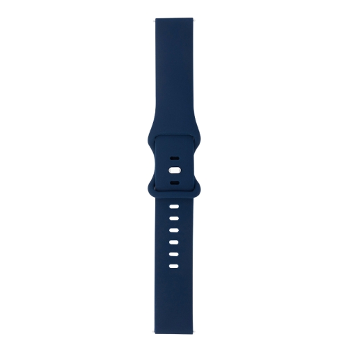 

For Honor Magic Watch 2 42mm 8-buckle Silicone Replacement Strap Watchband(Midnight Blue)