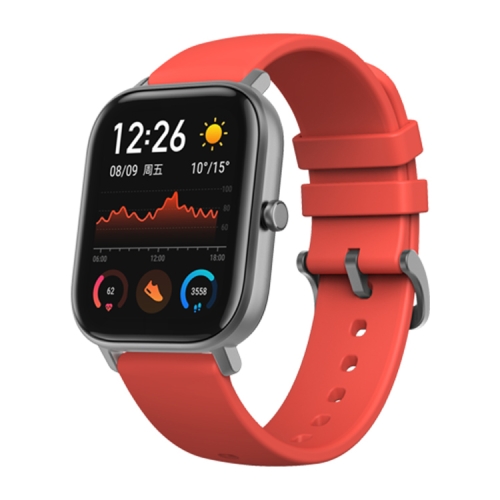 

Original Xiaomi Youpin Amazfit GTS 1.65 inch AMOLED Screen Bluetooth 5.0 5ATM Waterproof Smart Watch, Support 12 Sport Modes / Heart Rate Monitoring / NFC Analog Door Card / GPS Positioning(Candy Red)