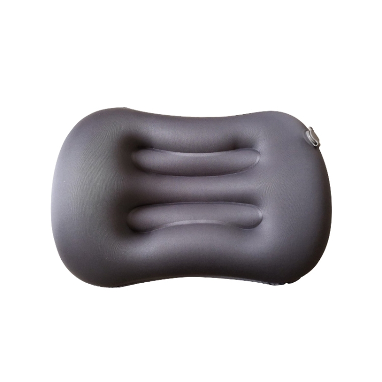

Outdoor Camping Trip Foldable Portable Inflatable Pillow Nap Waist Pillow, Specification:Inflate with Your Mouth(Dark Gray)