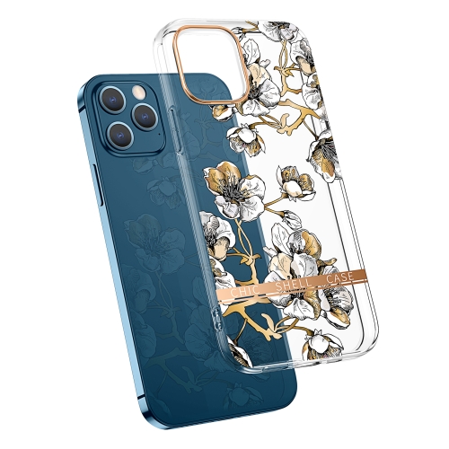 

For iPhone 11 High Translucent Electroplating Flower Pattern TPU + PC Shockproof Case (Ewha)