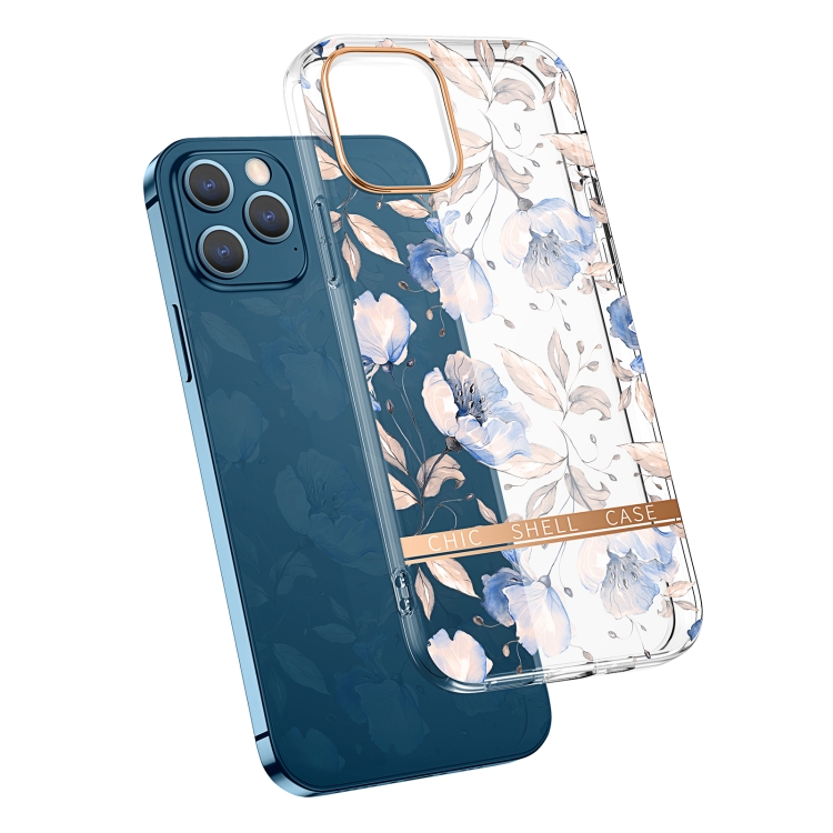 

For iPhone 11 High Translucent Electroplating Flower Pattern TPU + PC Shockproof Case (Cherry Blossoms)