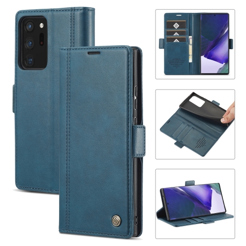 

For Samsung Galaxy Note20 LC.IMEEKE Magnetic Buckle PU + TPU Horizontal Flip Leather Case with Holder & Card Slots & Wallet(Blue)