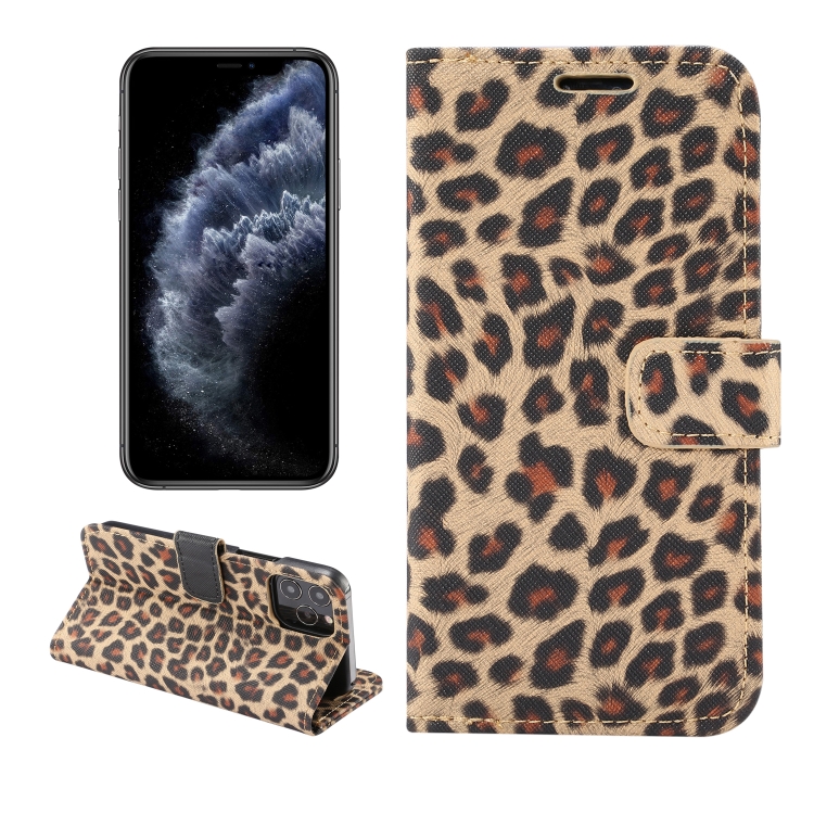 

For iPhone 13 Leopard Pattern Horizontal Flip PC + PU Leather Case with Holder & Card Slots & Wallet(Yellow)