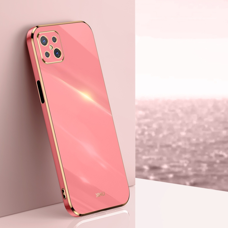 For OPPO A92s XINLI Straight Edge 6D Electroplate TPU  