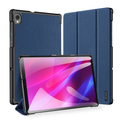 

For Lenovo Tab K10 / M10 Plus 10.3 inch DUX DUCIS Domo Series Horizontal Flip Magnetic PU Leather Case with Three-folding Holder(Blue)