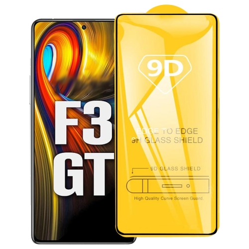 

For Xiaomi Poco F3 GT / Poco F4 GT 9D Full Glue Full Screen Tempered Glass Film