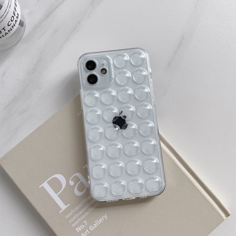 For iPhone 11 TPU Bubble Shockproof Protective Case (Transparent)