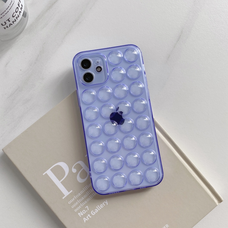 

TPU Bubble Shockproof Protective Case For iPhone 12 Pro Max(Light Purple)