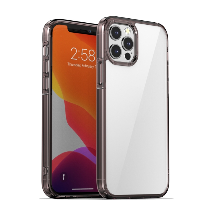 

PC + TPU Full Coverage Shockproof Protective Case For iPhone 13(Transparent Black)