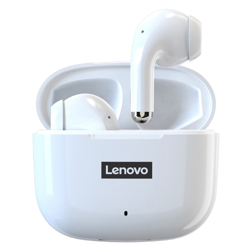 

Lenovo LP40 Bluetooth 5.0 ENC Noise Reduction Wireless Bluetooth Earphone, STK Version(White)