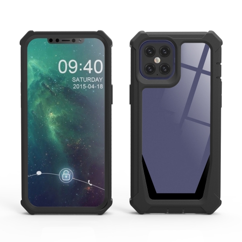 

Stellar Space PC + TPU 360 Degree All-inclusive Shockproof Case For iPhone 12 / 12 Pro(Black)