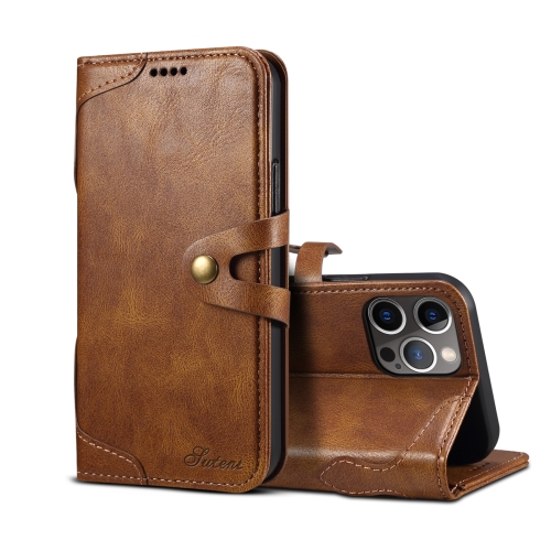 Calf Texture Buckle Horizontal Flip Leather Case with Holder & Card Slots & Wallet For iPhone 13 Pro(Brown)