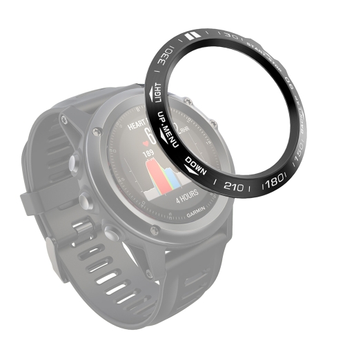 rammelaar In het algemeen Durf For Garmin Fenix 3/3 HR Smart Watch Steel Bezel Ring, B Version(Black Ring  White