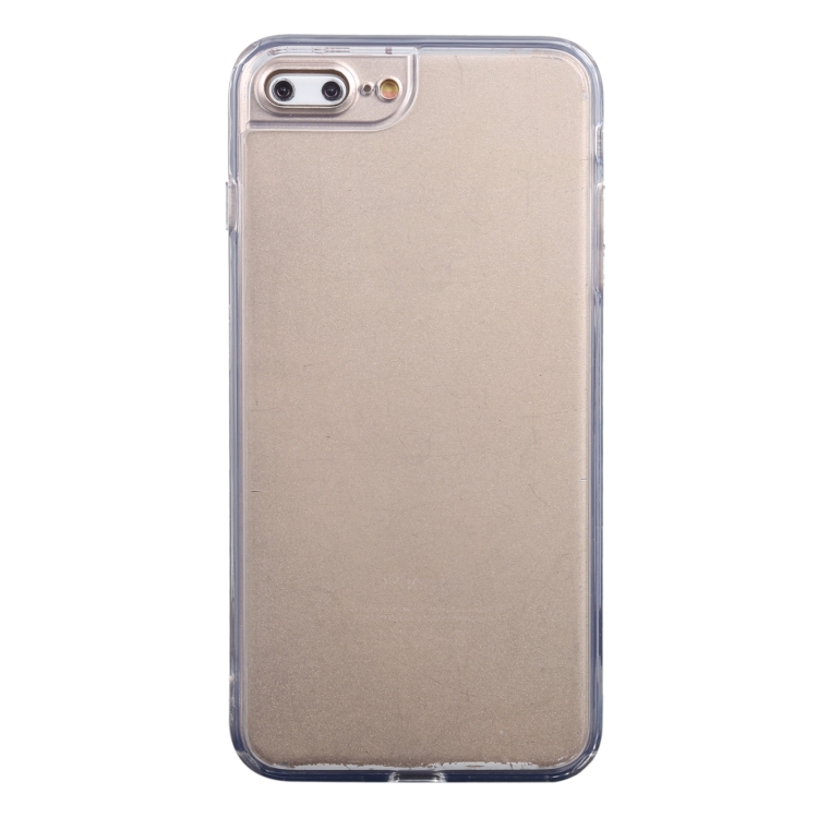 

Transparent Stepless Fine Hole Glass Protective Case For iPhone 7 Plus / 8 Plus