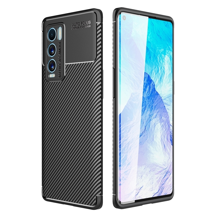 

For OPPO Realme GT Explorer Master Carbon Fiber Texture Shockproof TPU Case(Black)