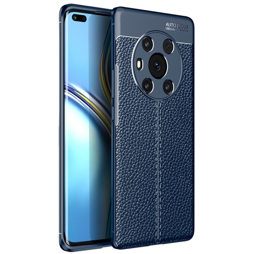 For Honor Magic3 Litchi Texture TPU Shockproof Case(Blue)