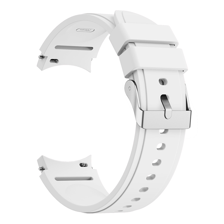 

For Samsung Galaxy Watch4 44mm Silicone Watch Band(White)