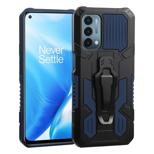 

For OnePlus Nord N200 5G Machine Armor Warrior Shockproof PC + TPU Protective Case(Blue)