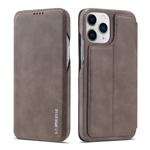 

LC.IMEEKE Hon Ancient Series Horizontal Flip Leather Case with Holder & Card Slot For iPhone 13 Pro Max(Coffee)