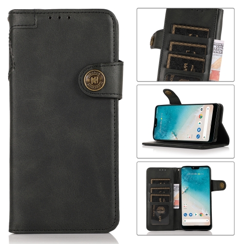 

For Motorola Edge 20 Pro KHAZNEH Dual-Splicing Cowhide Texture Horizontal Flip Leather Case with Holder & Card Slots & Wallet & Photo Frame & Lanyard(Black)