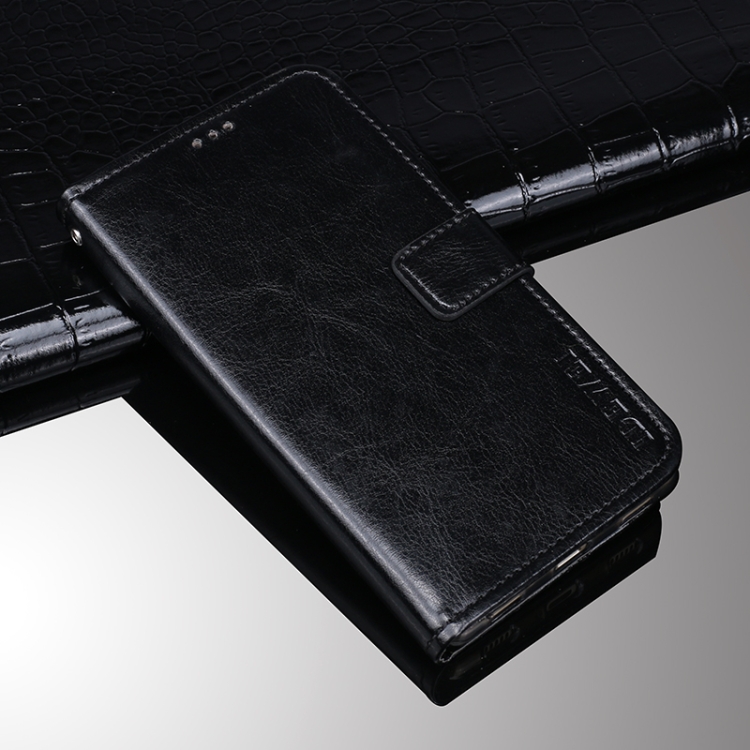 

idewei Crazy Horse Texture Horizontal Flip Leather Case with Holder & Card Slots & Wallet For OPPO Realme GT Master(Black)