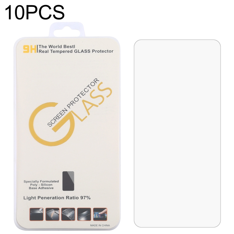 

For Blackview BL5000 Dual 10 PCS 0.26mm 9H 2.5D Tempered Glass Film