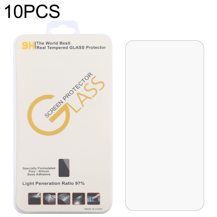 

For Doogee V10 5G 10 PCS 0.26mm 9H 2.5D Tempered Glass Film