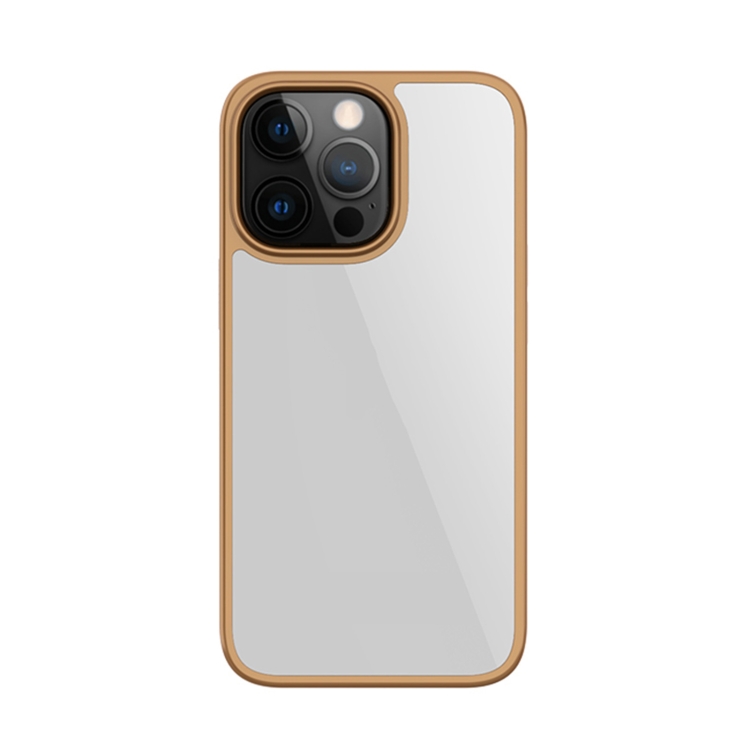 

Mutural Jiantou Series Electroplating PC + Frosted TPU Shockproof Protective Case For iPhone 13(Gold)