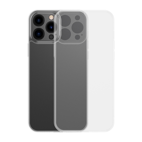 

Baseus Frosted Glass + TPU Shockproof Protective Case For iPhone 13 Pro(Transparent)