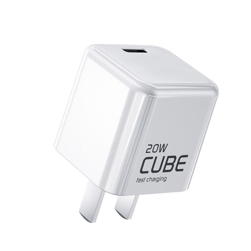 

WK WP-U68 King Kong Series 20W PD USB-C / Type-C Mini Cube Super Charger, CN Plug