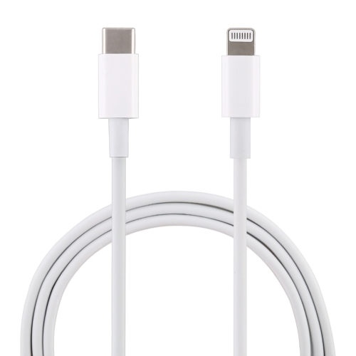 

12W 5V/2A USB-C / Type-C to 8 Pin PD Fast Charging Cable for iPhone, iPad, Cable Length: 1m