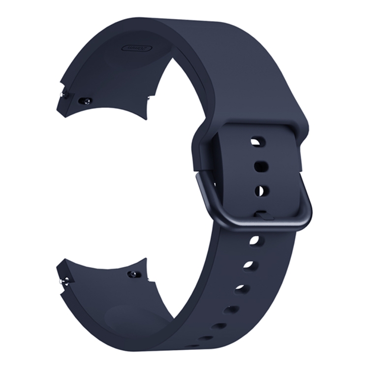 

For Samsung Galaxy Watch4 Classic 42mm Universal Silicone Colorful Buckle Watch Band(Midnight Blue)