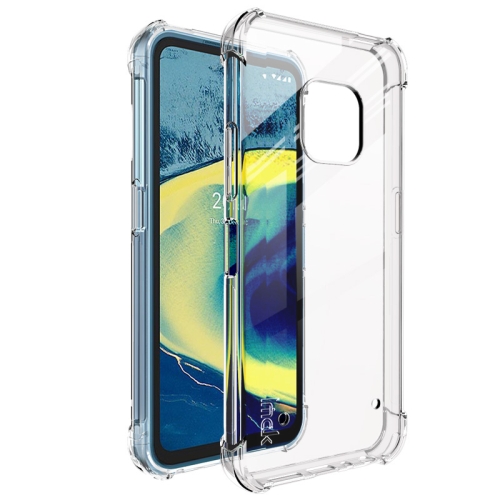 

For Nokia XR20 IMAK All-inclusive Shockproof Airbag TPU Case with Screen Protector(Transparent)