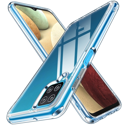 

For Samsung Galaxy A12 TPU + PC Transparent Shockproof Protective Case