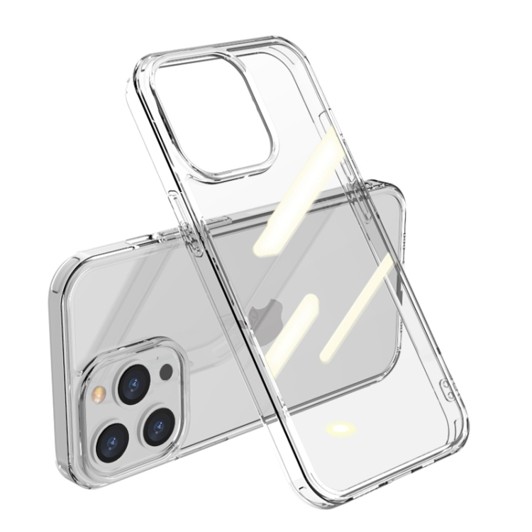 

Shockproof TPU + Single-sided Glass Protective Case For iPhone 13 Pro Max(Transparent)